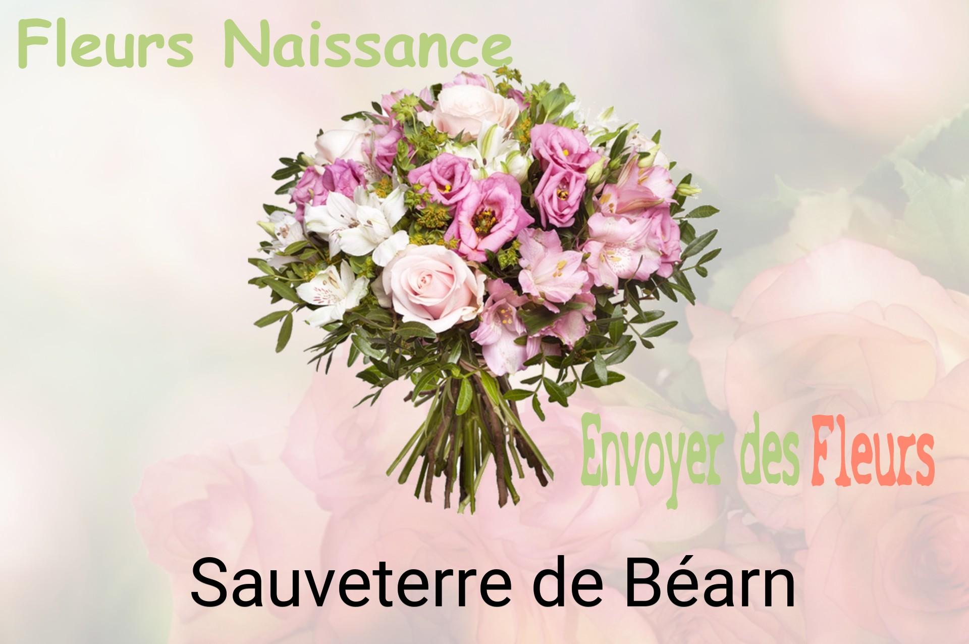 Bouquet de fleurs de naissance livré à Sauveterre-de-Béarn