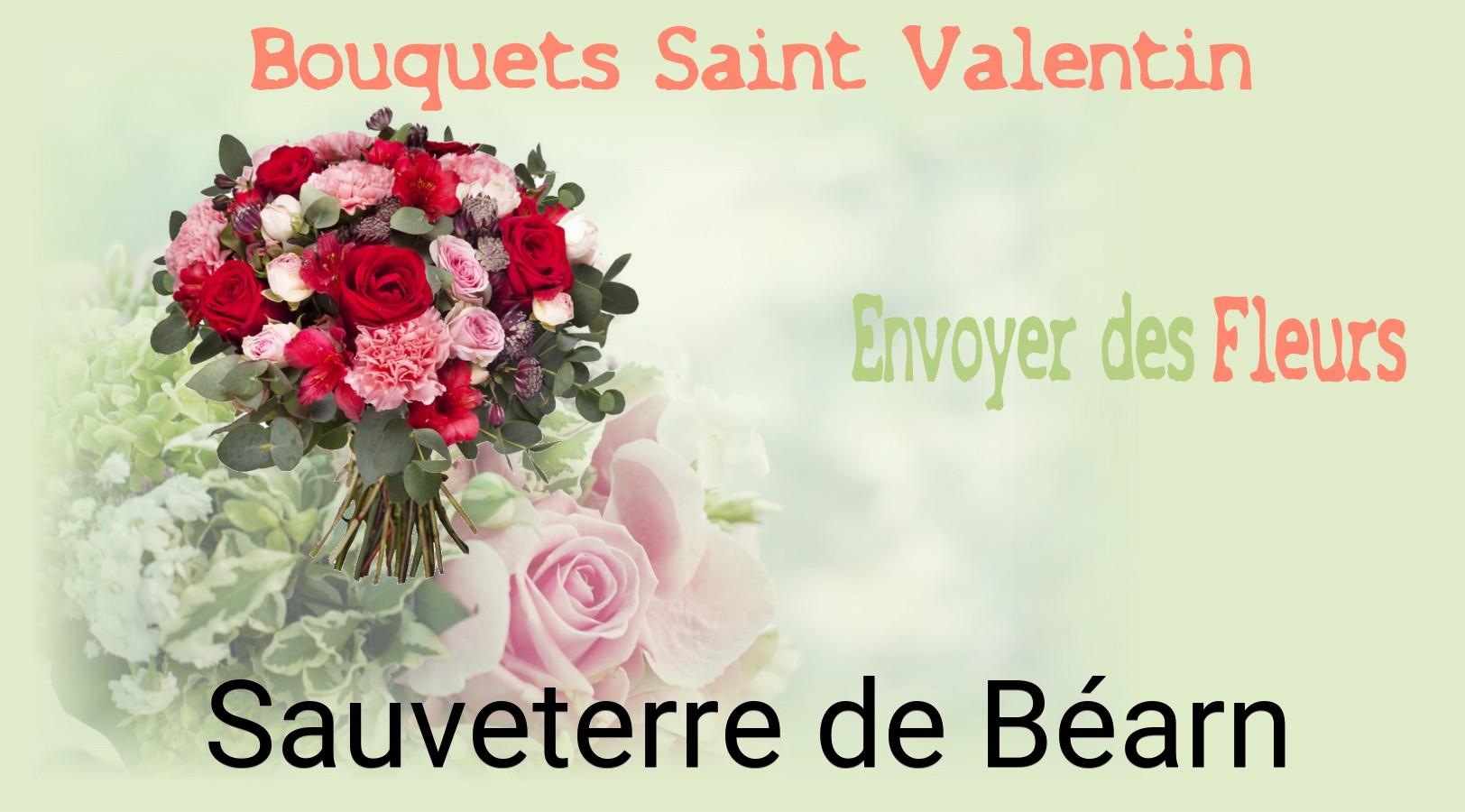 Roses de Saint-Valentin livrées à Sauveterre-de-Béarn